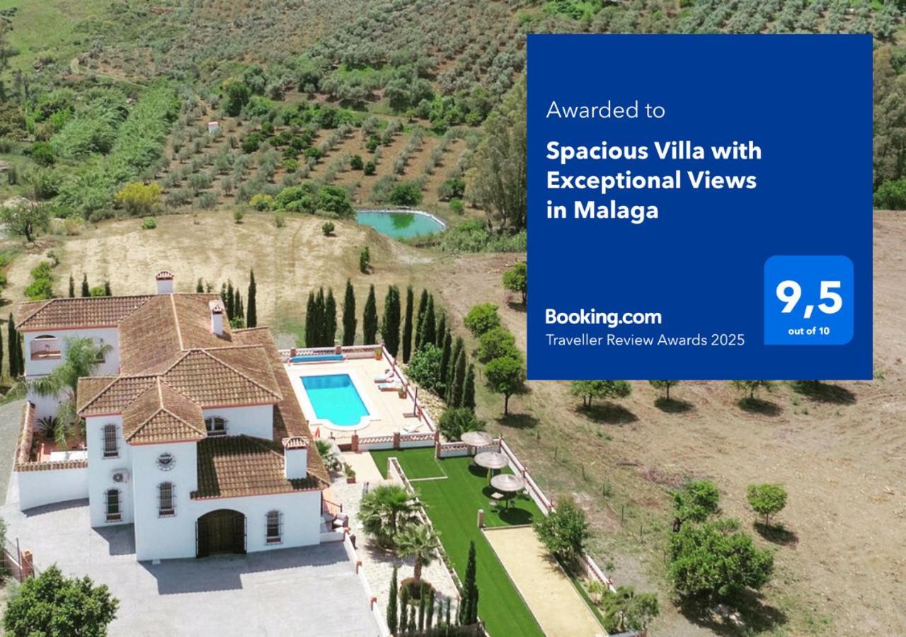 Spacious Villa With Exceptional Views In Malaga Casarabonela Exteriör bild