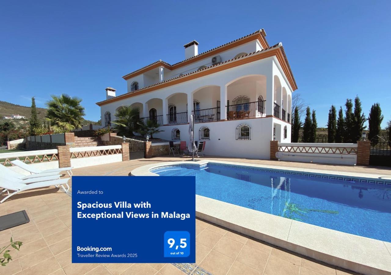 Spacious Villa With Exceptional Views In Malaga Casarabonela Exteriör bild